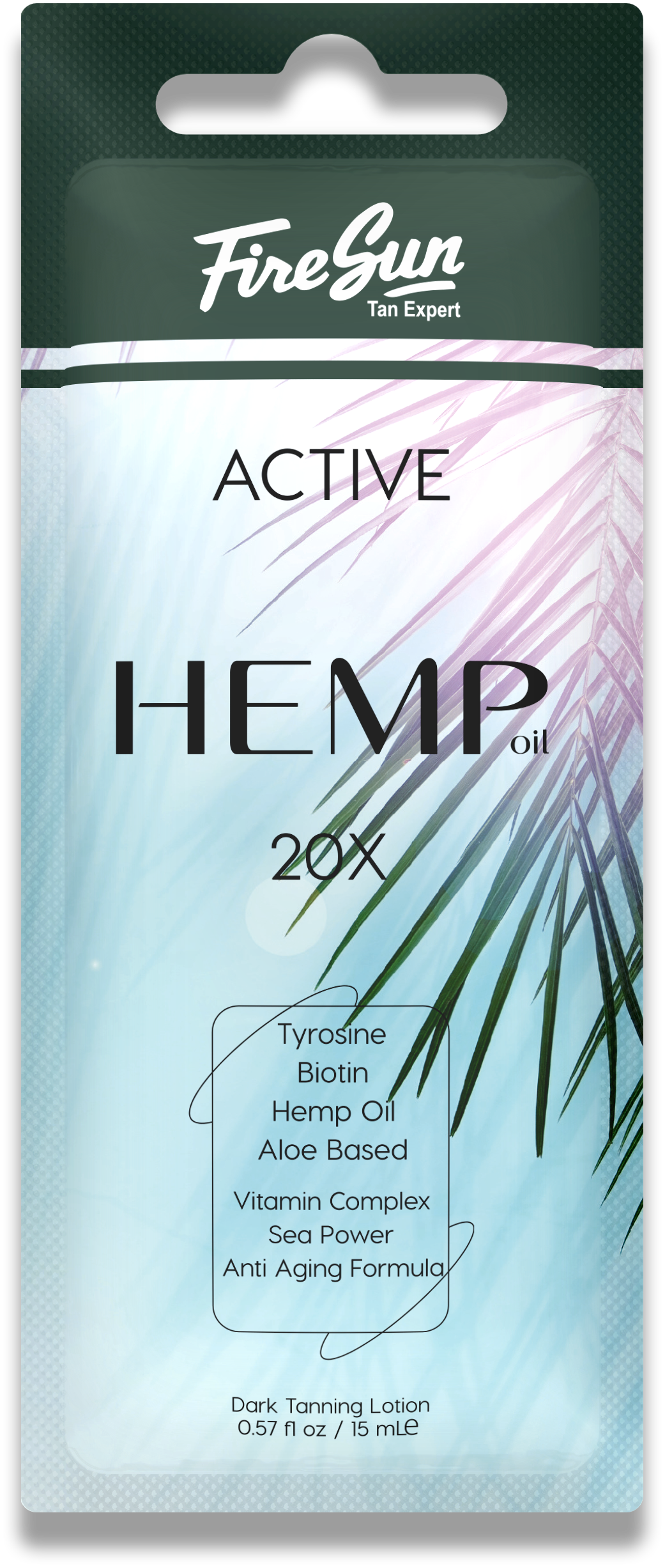 Крем для солярия FIRESUN Active Hemp 20X