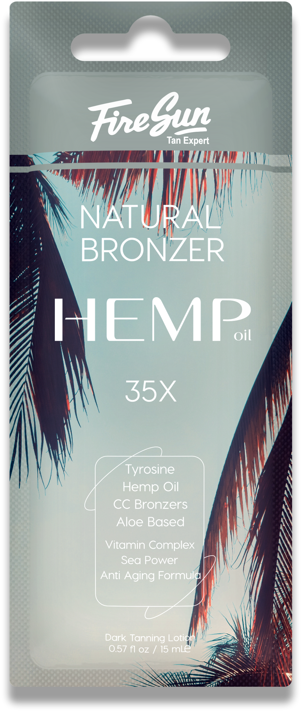 Крем для солярия FIRESUN Natural Hemp Bronzer 35X